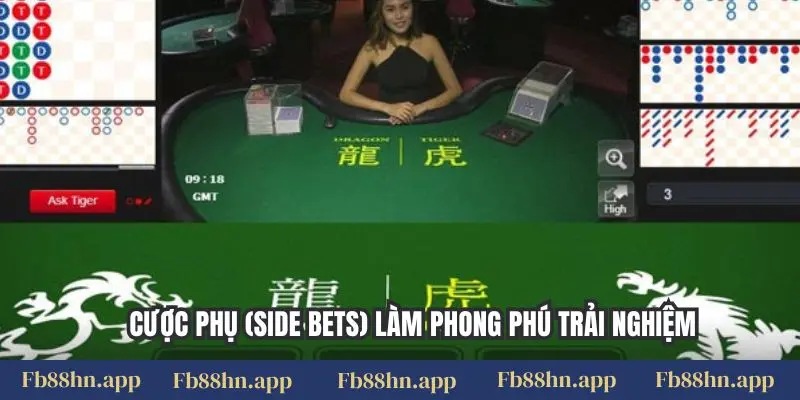 Rồng Hổ (Dragon Tiger) Fb88: Luật Chơi & Kinh Nghiệm Đặt Cược Thắng Lớn 6 Cược phụ (side bets) làm phong phú trải nghiệm